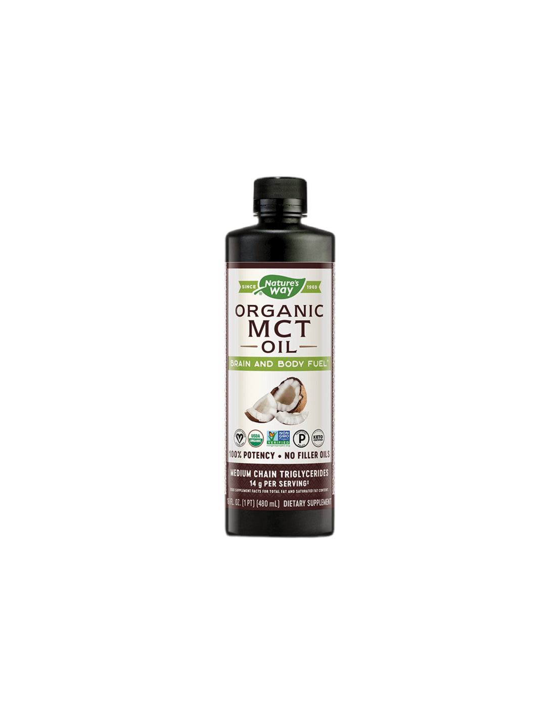 MCT масло 100% органично - 480 ml