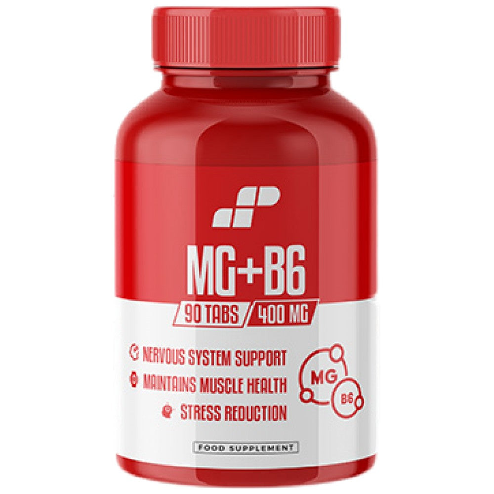 Mg + B6 400 mg | Магнезиев цитрат + B6 - 90 таблетки