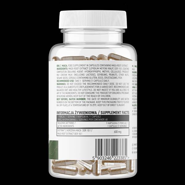 MACA 600 mg / vege 60 капсули