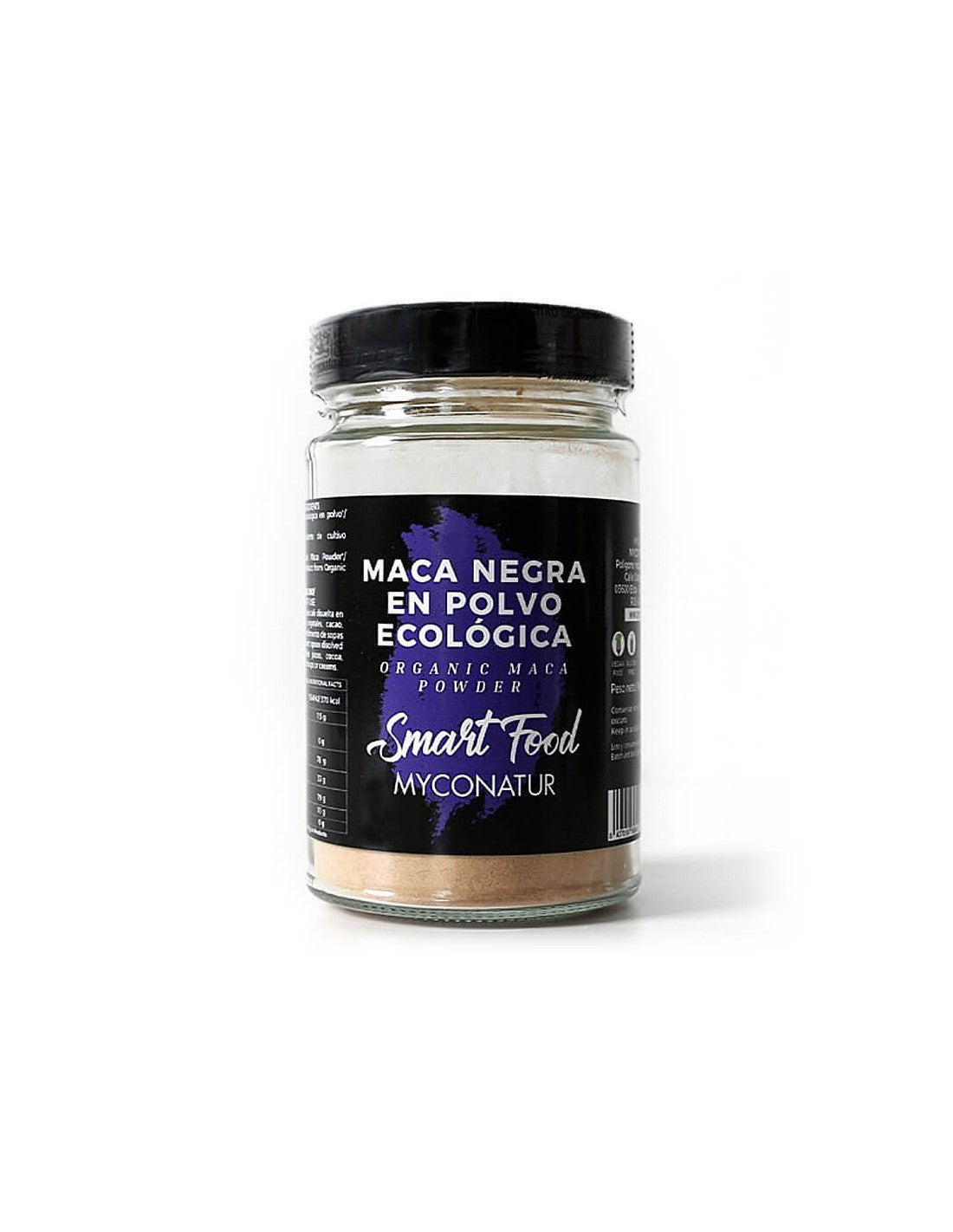 Maca negra en polvo, Bio - Органична черна мака на прах, 200 гр <tc>Myconatur</tc>