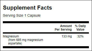 Магнезиев аспартат 685 mg - 90 капсули