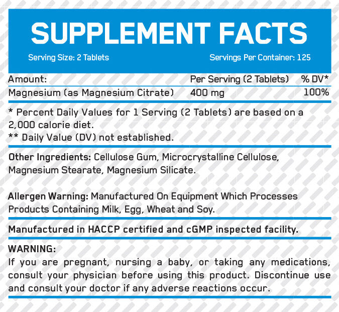 Магнезиев цитрат 200 mg / 100 раздели.