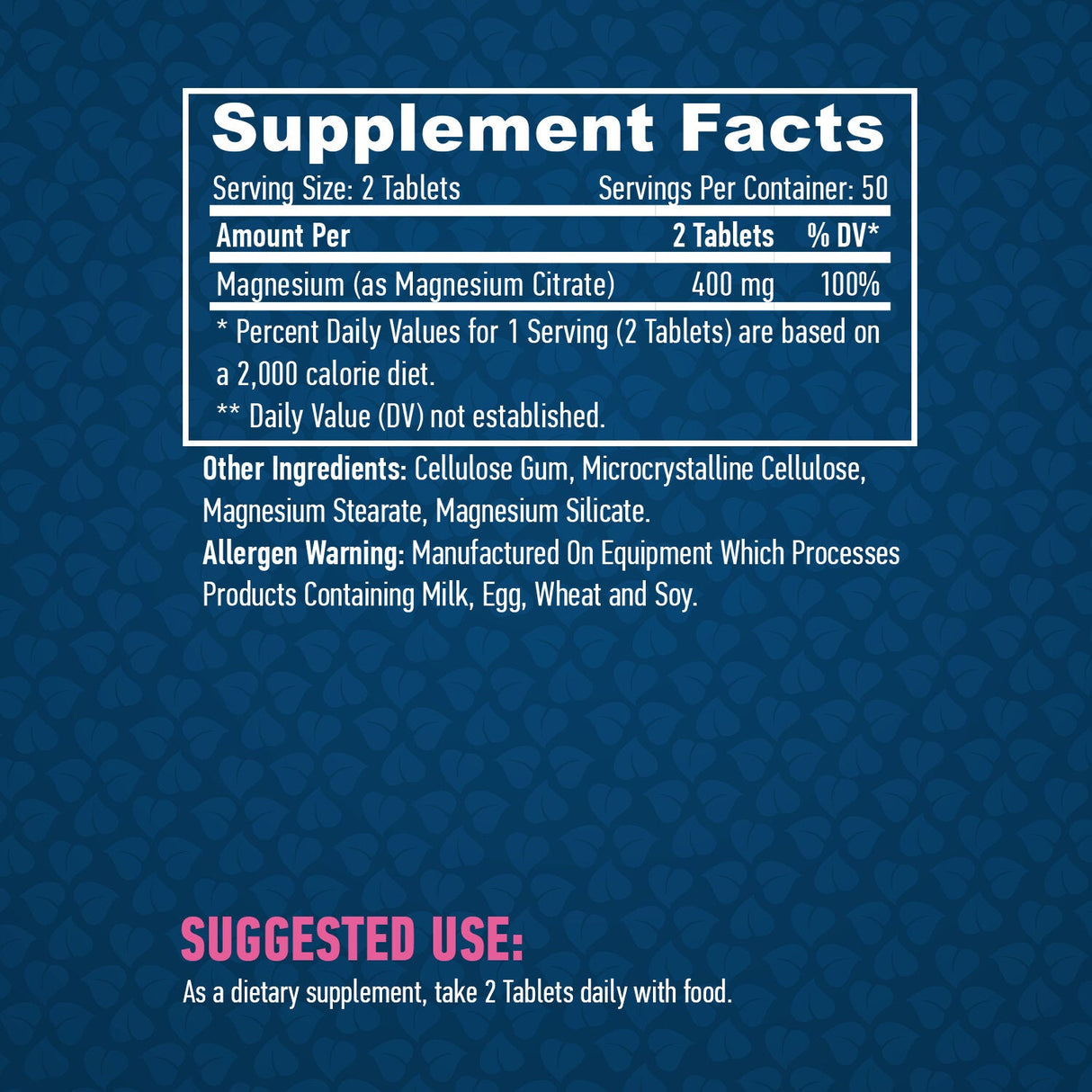 Магнезиев цитрат 200 mg / 100 раздели.