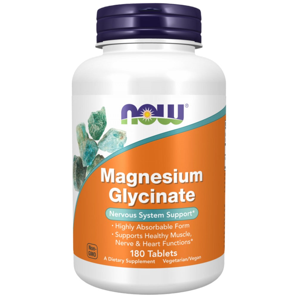 Магнезиев глицинат | Силно абсорбираем магнезиев бисглицинат - 180 таблетки