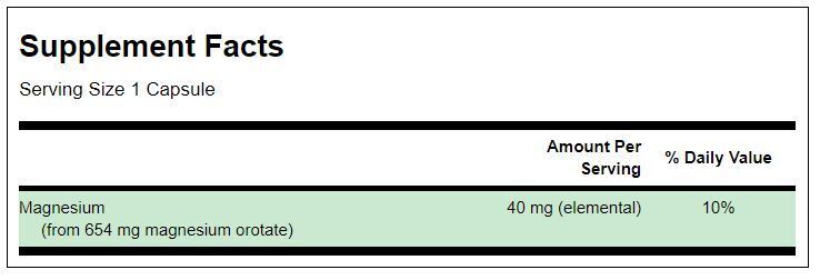 Магнезиев оротат 40 mg - 60 капсули