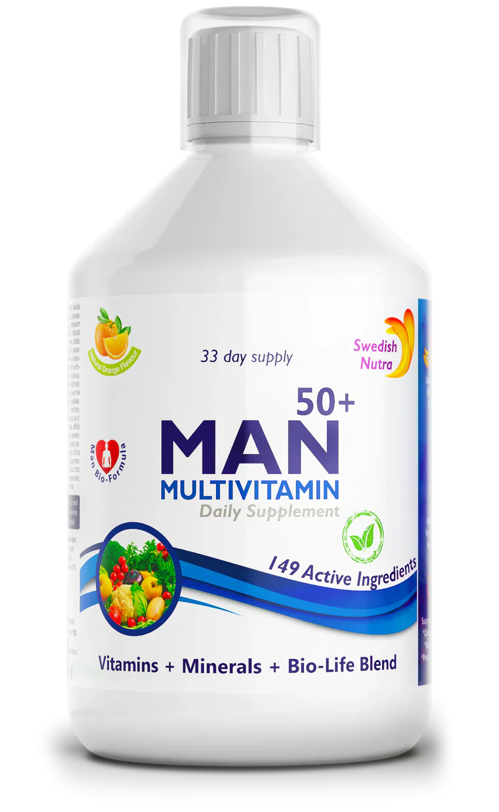 Man 50+ мултивитамини за мъже с колаген 1497 mg - 149 активни съставки /500 ml /