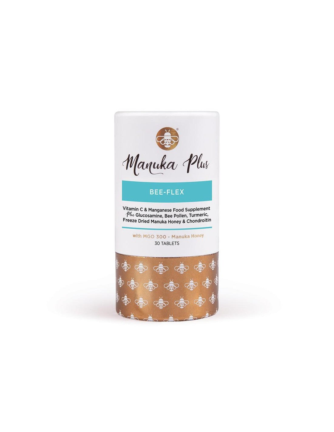 Manuka плюс пчела с MGO 300 / формула за здрави стави с мед Manuka, 30 таблетки