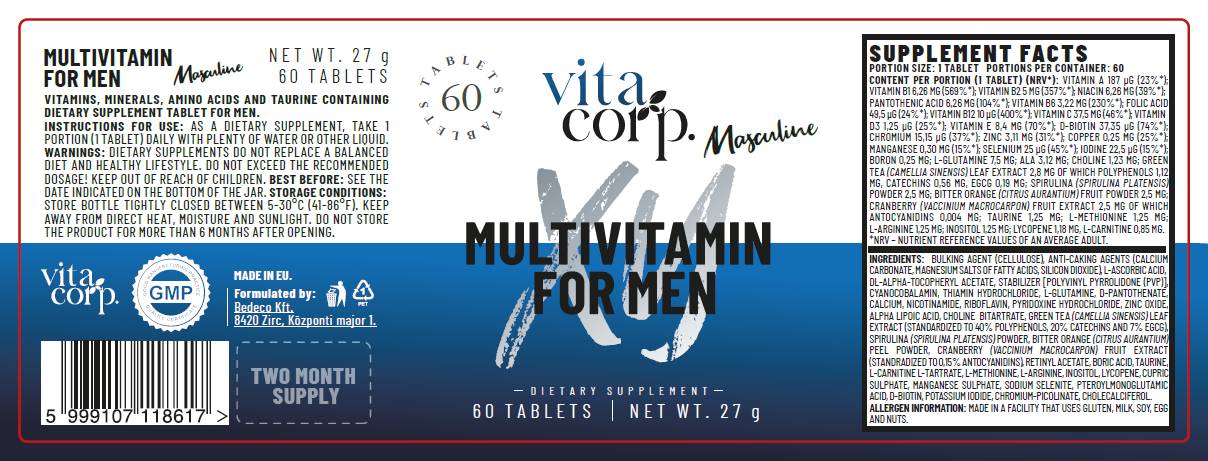 Мултивитамин за мъже - 60 таблетки