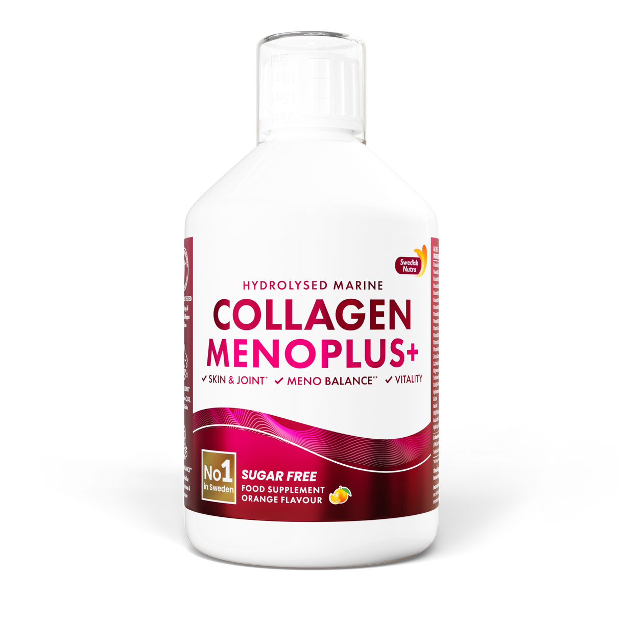 Menoplus+ Fish Collagen 10,000 mg for women 40+ | 500 ml - Nutra Best Europe
