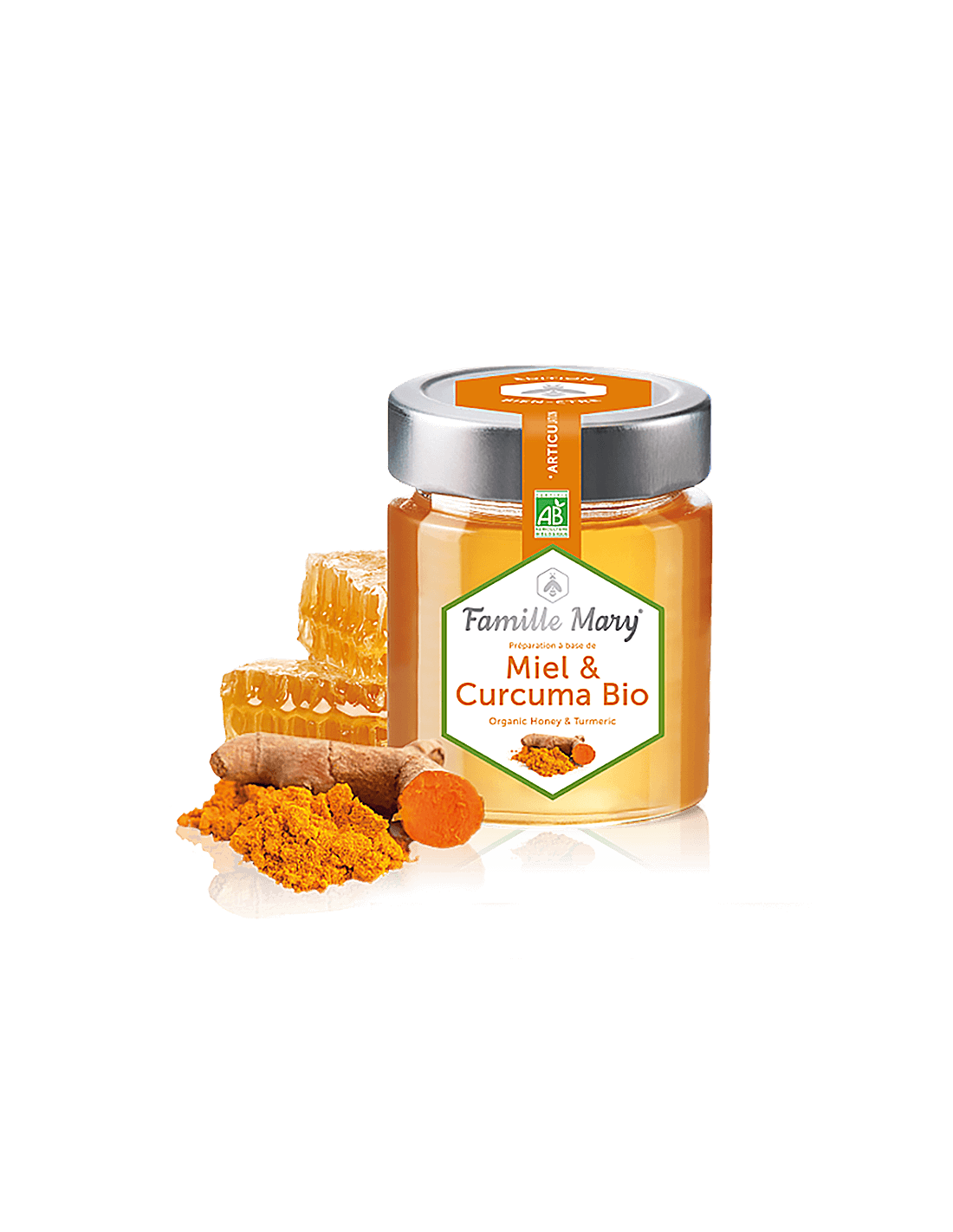 Miel & Curcuma Bio, 170 g Famille Mary