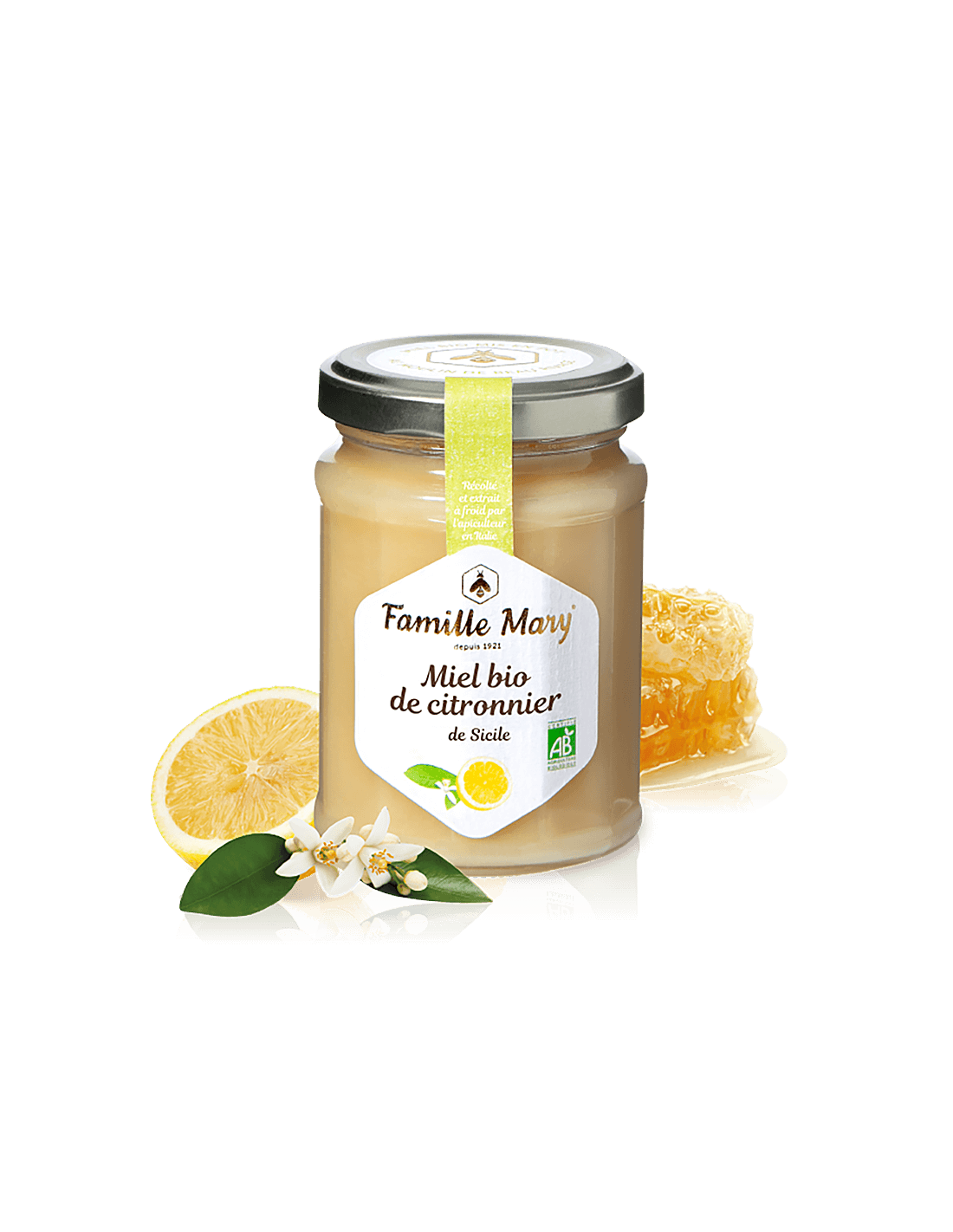 Органично лимоново дърво мед - Miel Bio de Citronnier de Sicile, 230 g