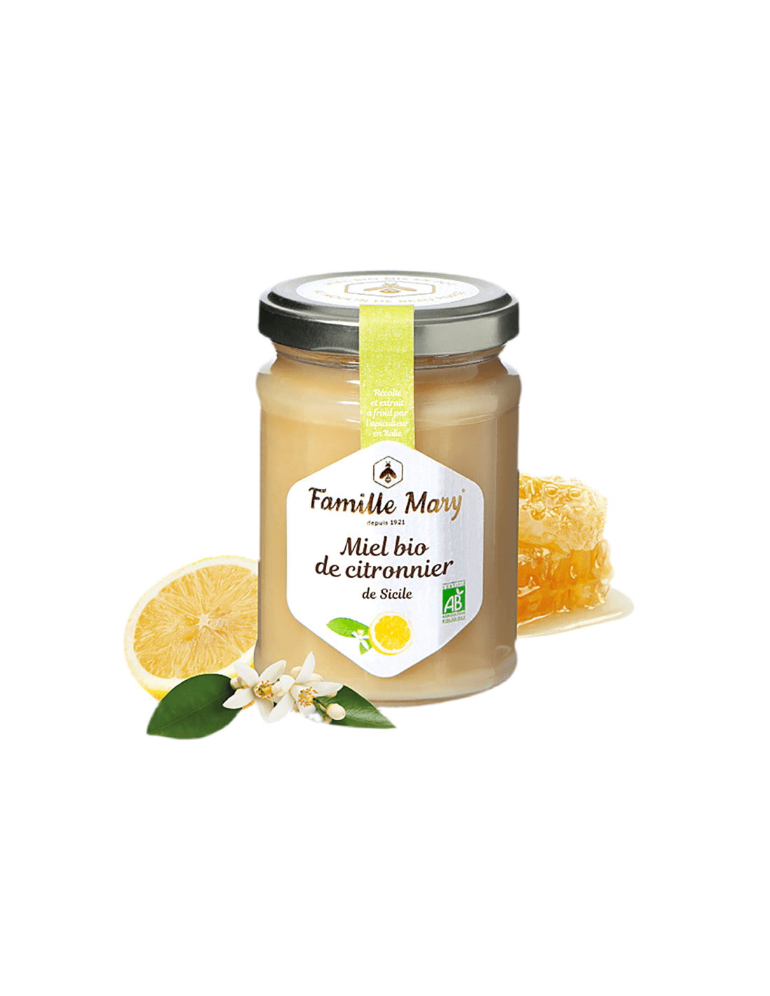 Органично лимоново дърво мед - Miel Bio de Citronnier de Sicile, 230 g