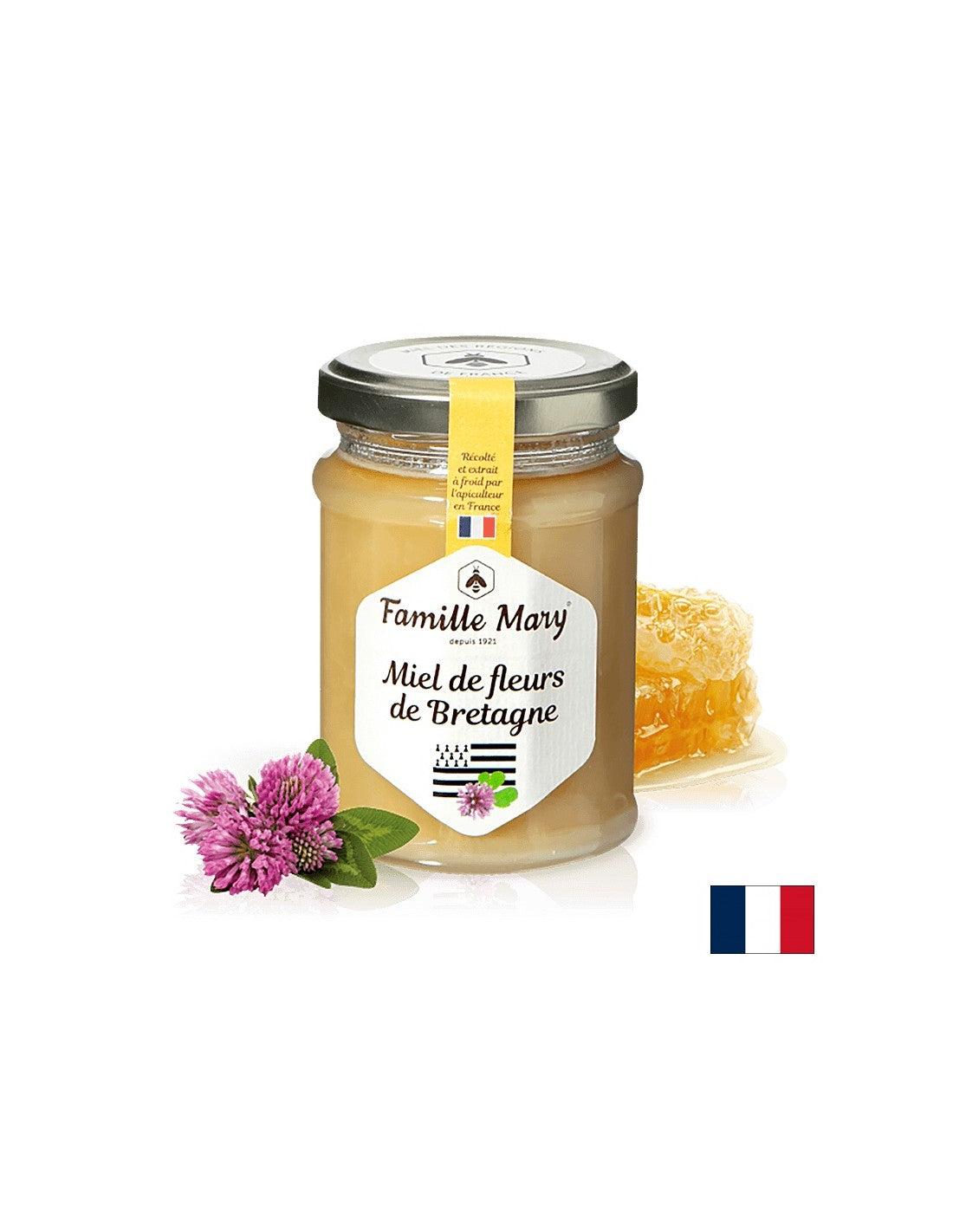 Мед на цветя от Бретан, Франция - Miel de Fleurs de Bretagne, 230 g
