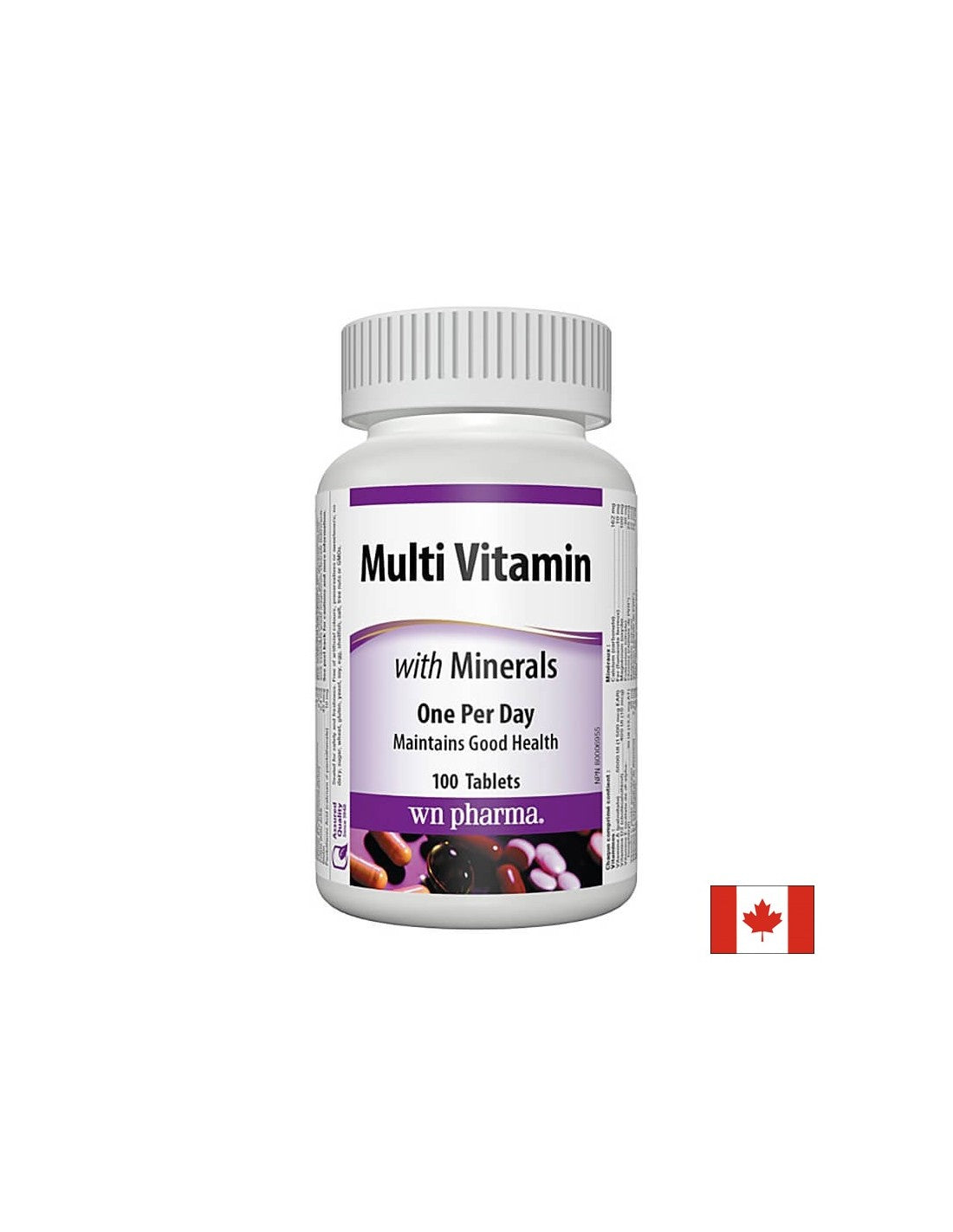 Multi Vitamin with Minerals - Мултивитамини + минерали, 100 табл <tc>Webber Naturals</tc>