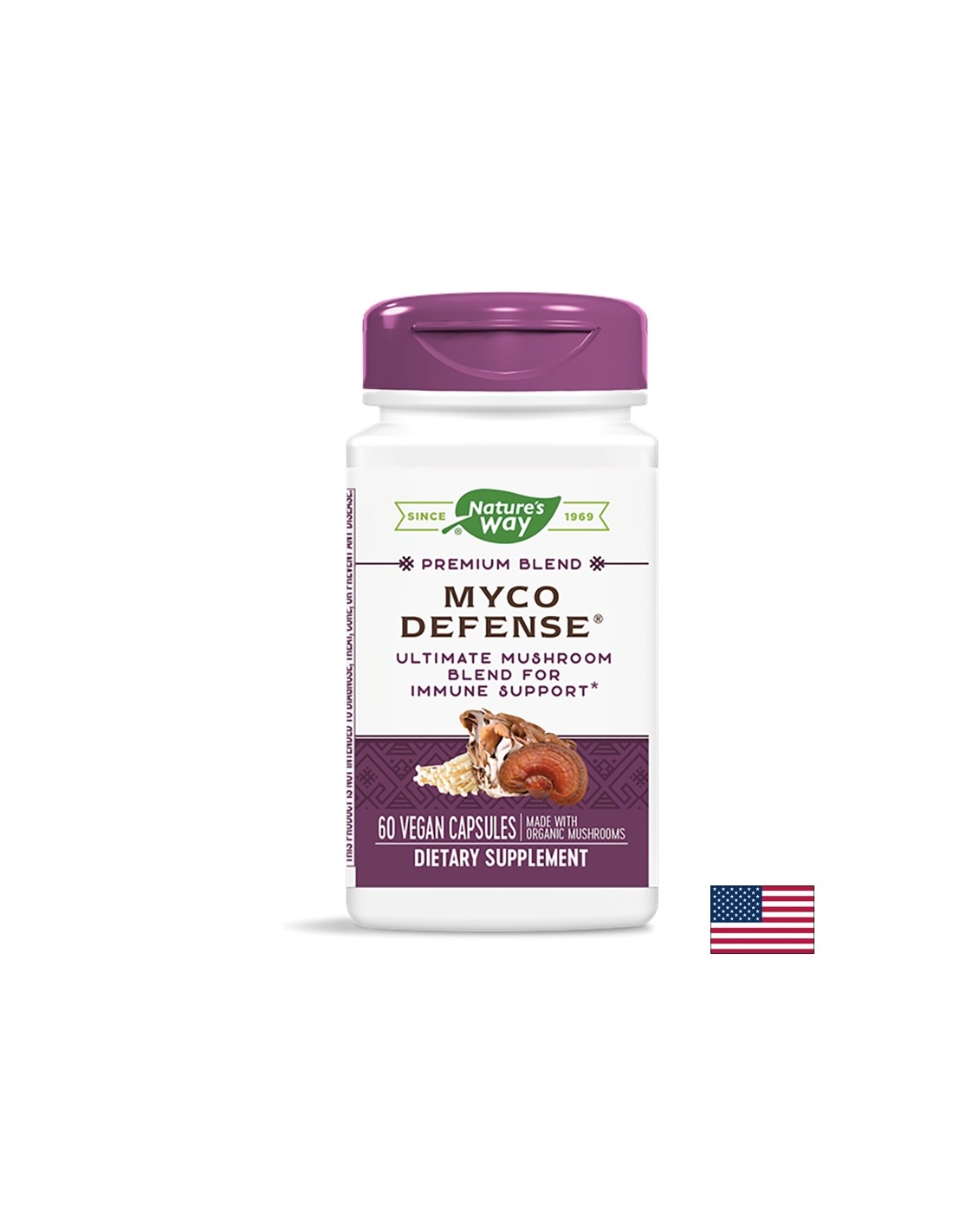 Myco Defense 555 mg - 60 капсули