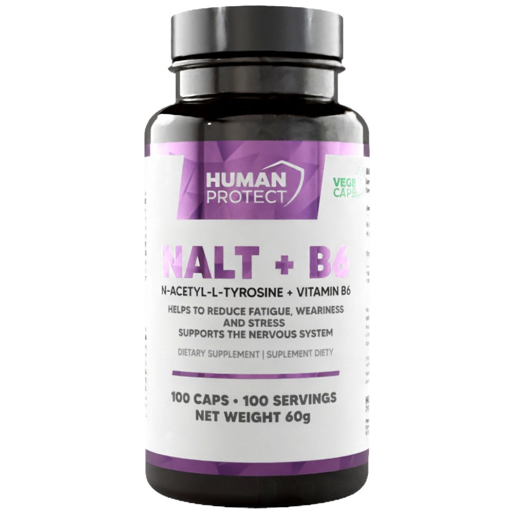 Nalt + B6 | 500 mg N-ацетил L-тирозин-100 капсули