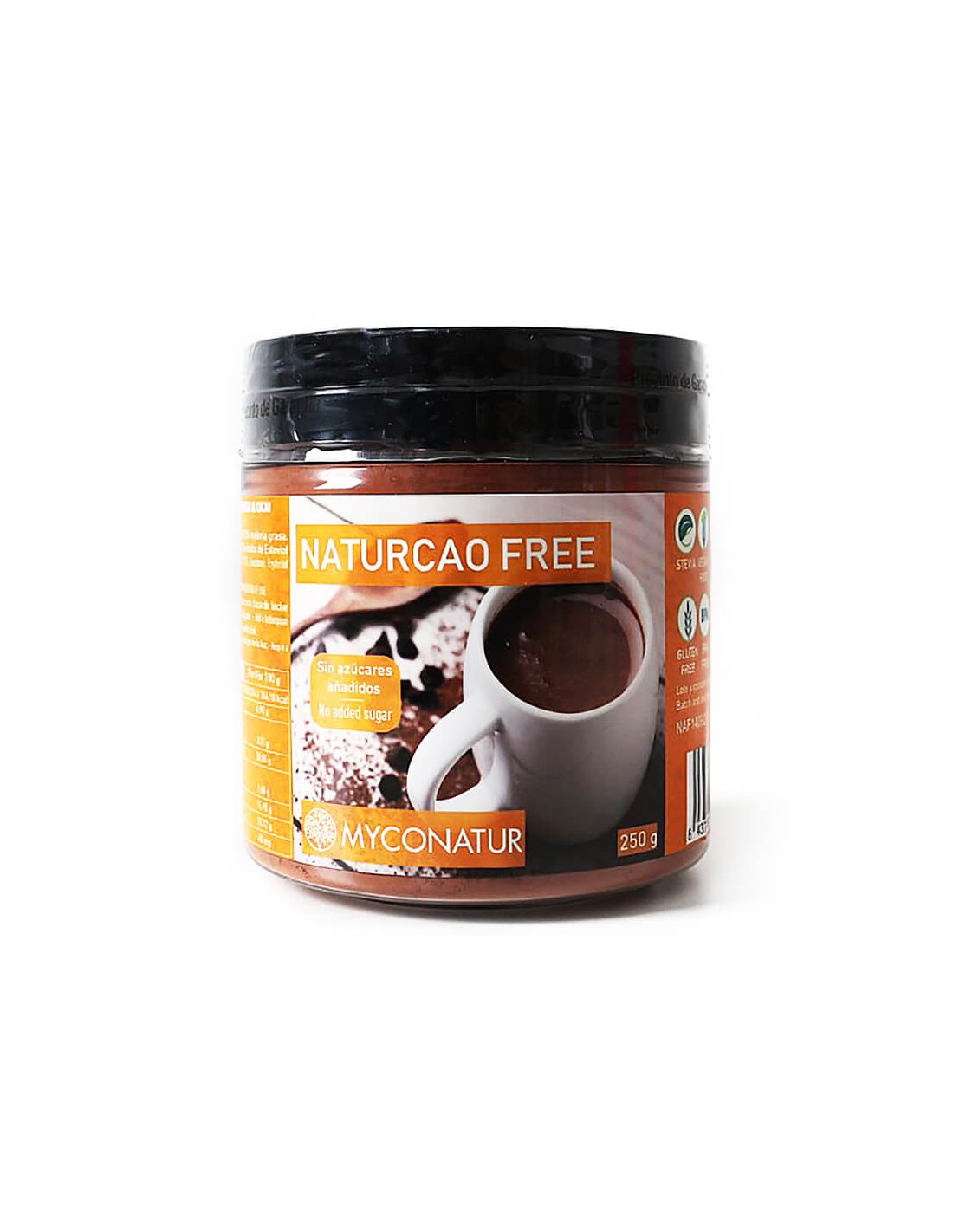 Naturcao Free, Bio - Натурално био какао на прах, 250 гр <tc>Myconatur</tc>