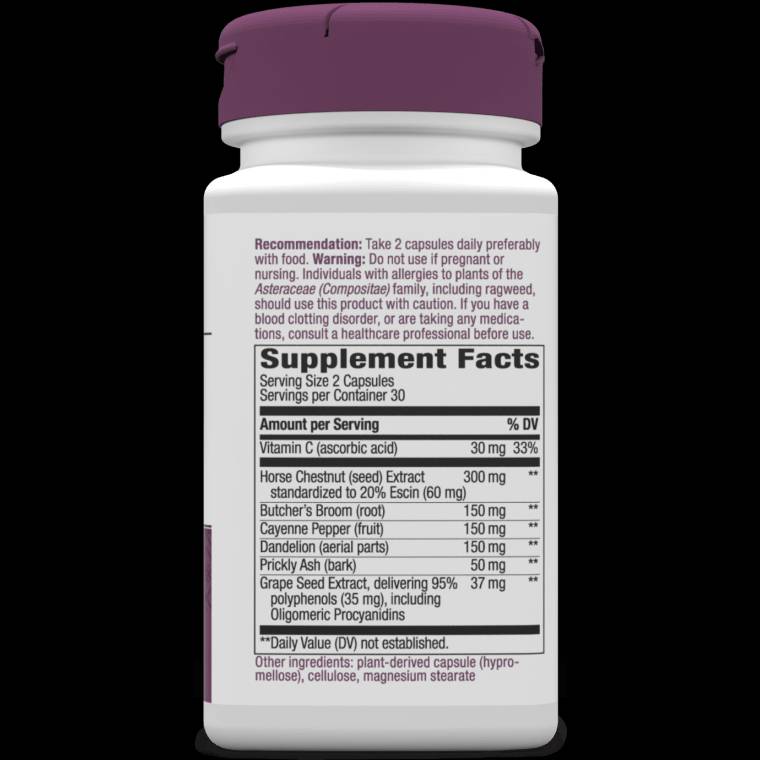 Вени на краката с Tru -opcs 435 mg - 60 капсули