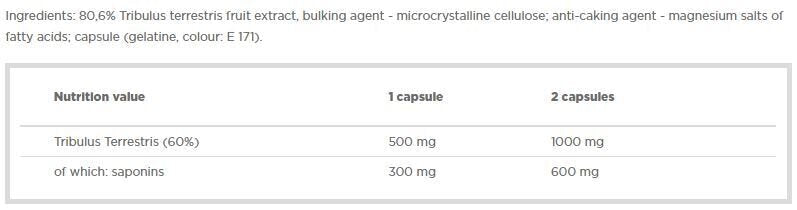 <tc>Olimp</tc> Трибустерон 60 - 500 mg. 120 капсули.