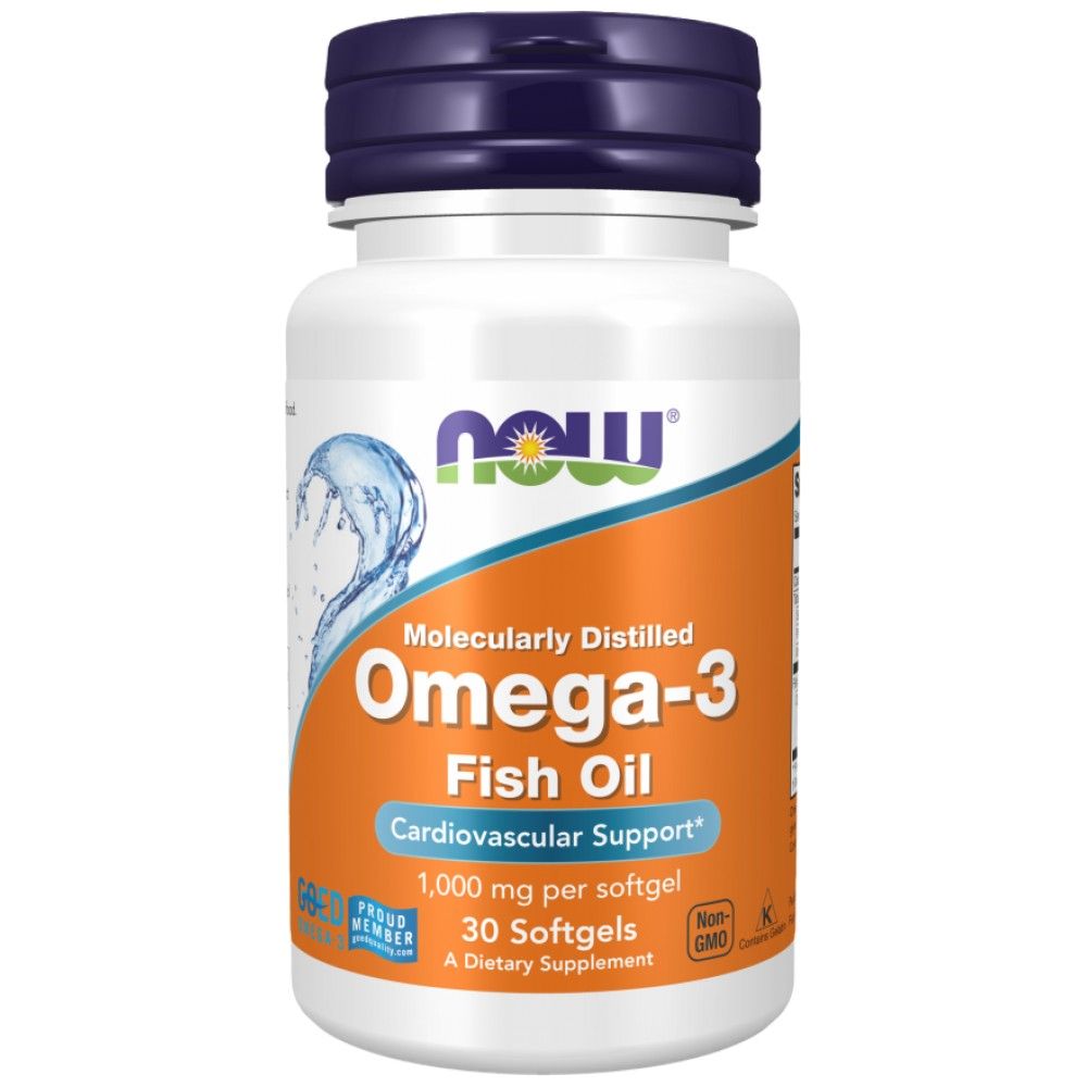 Омега 3 1000 mg / молекулярно дестилиран - 30 гел капсули