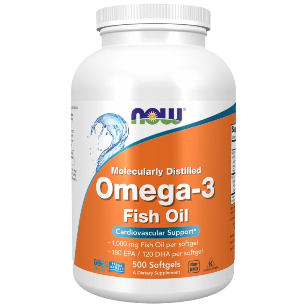 Омега 3 1000 mg / молекулярно дестилиран - 500 гел капсули