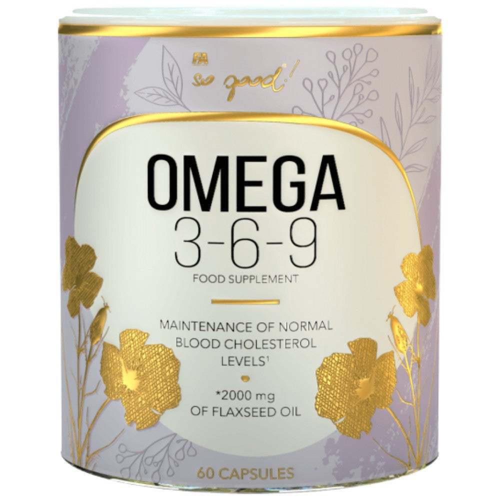Omega 3-6-9 ленено масло 1000 mg | Толкова добре! Серия - 60 Softgels