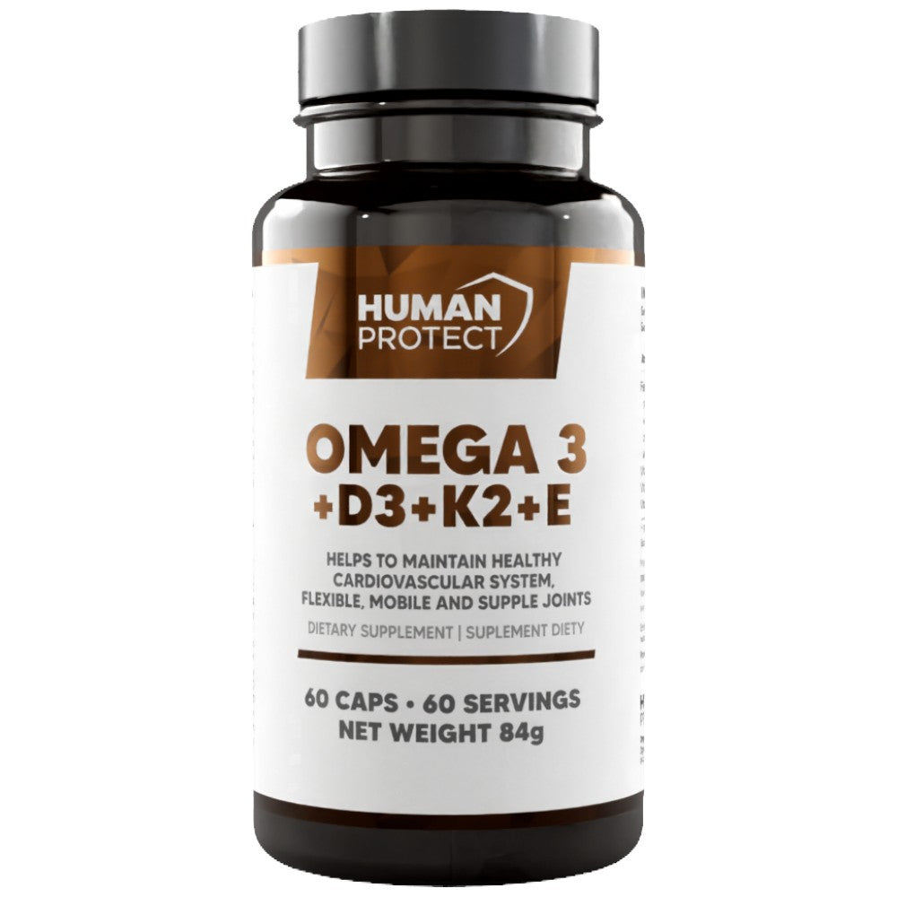 Omega 3 + D3 + K2 + E 60 капсули