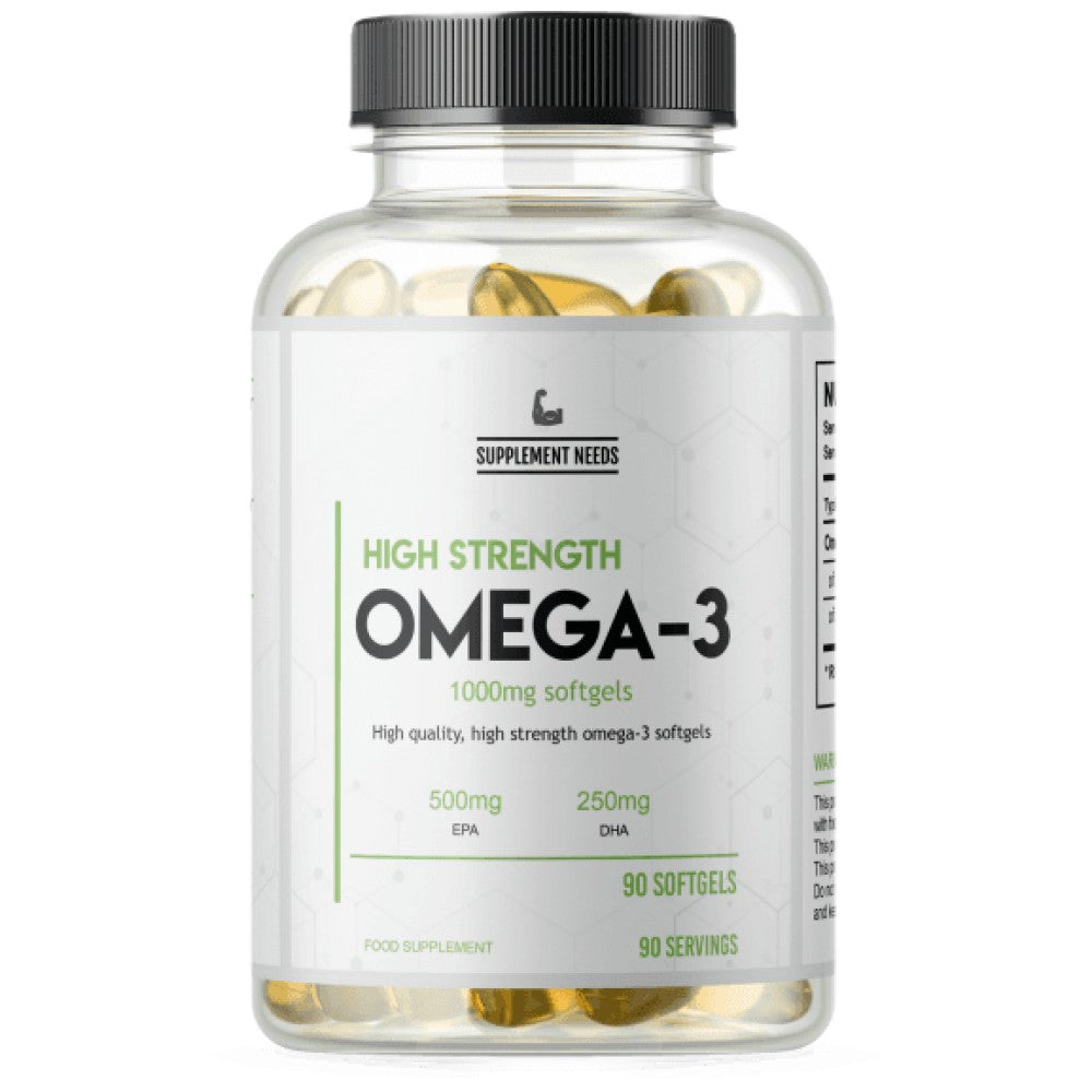 Омега 3 Висока якост | 500 mg EPA и 250 mg DHA 90 гел капсули
