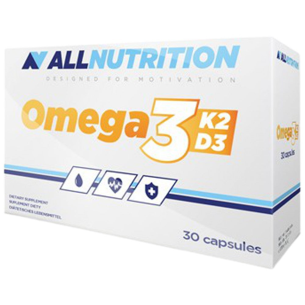 Omega 3 + K2 D3 - 30 гел капсули