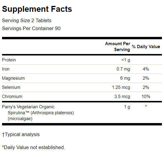 Органична спирулина 500 mg - 180 таблетки