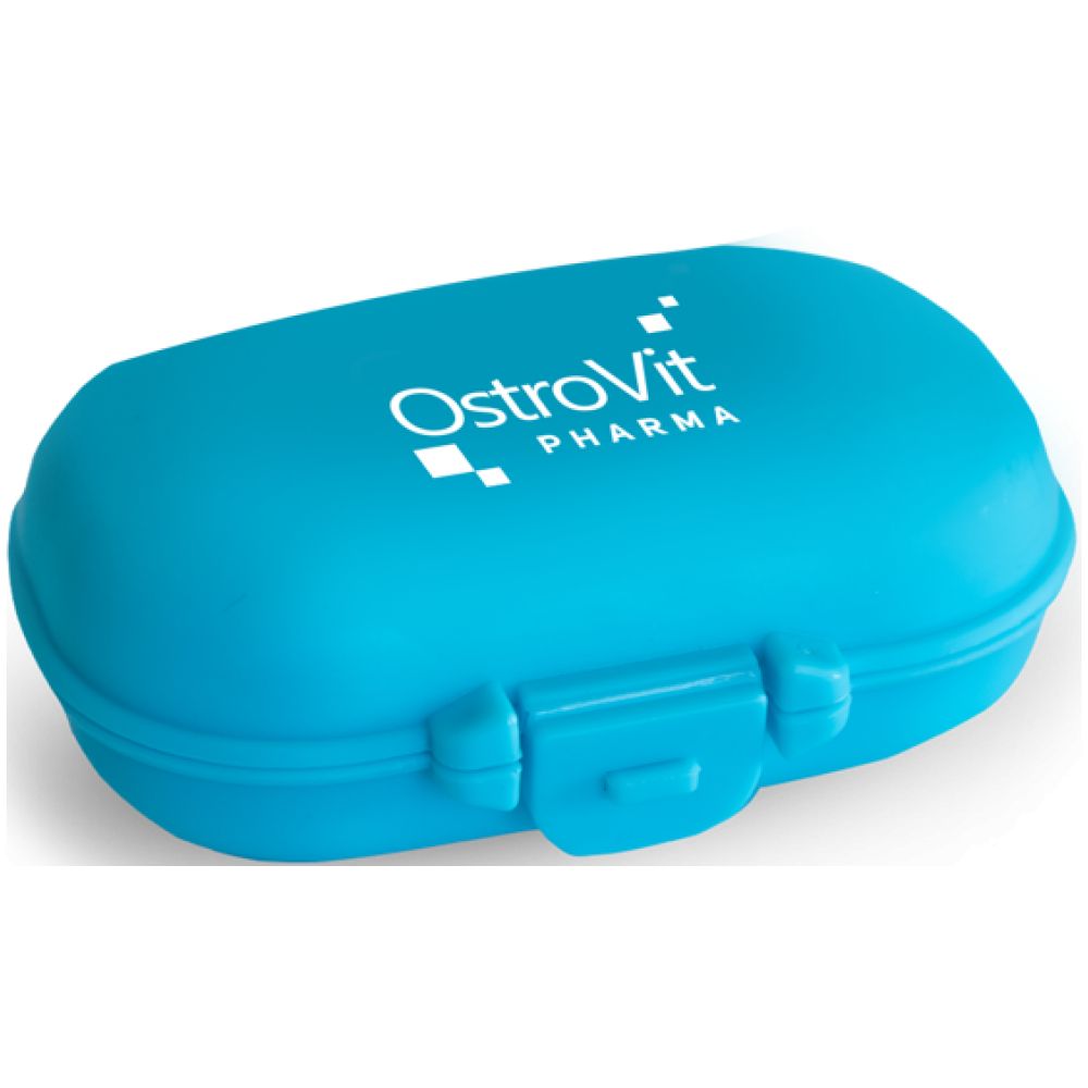 <tc>OstroVit</tc> Кутия за хапчета / Кутия за капсули / Синя