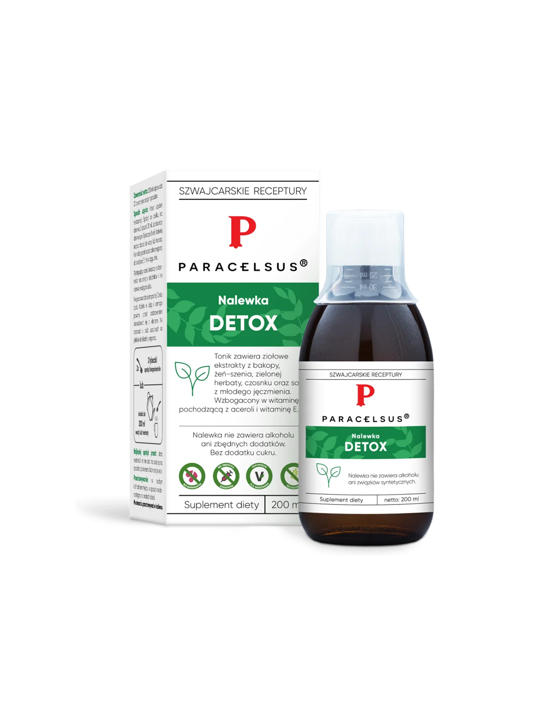Детокс тинктура paracelsus, 200 ml