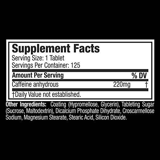 Платинен кофеин 220 mg - 125 таблетки
