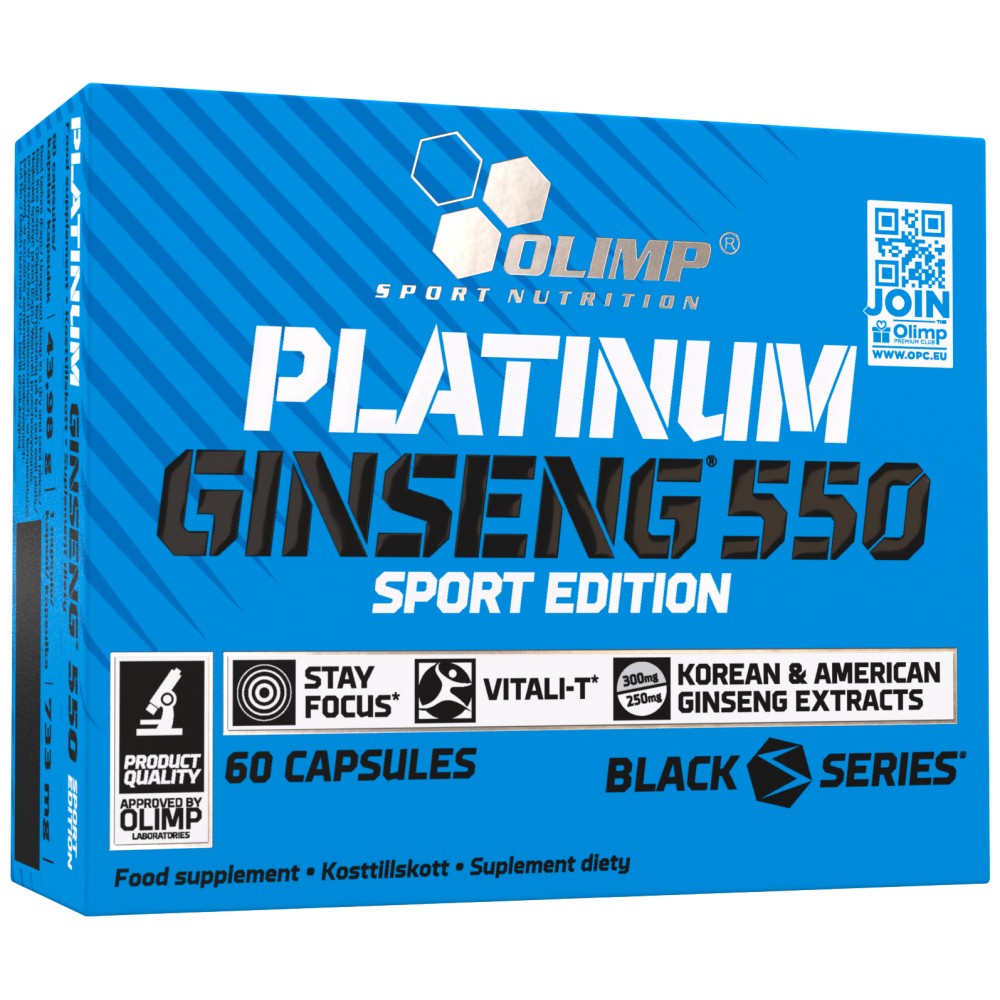 Platinum Ginseng ™ Sport Edition 550 mg - 60 капсули