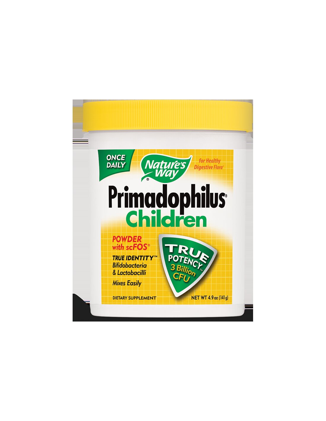 Деца Primadophilus - Primadophilus деца (прах) 3 милиарда активни пробиотици, 141 g Природен път