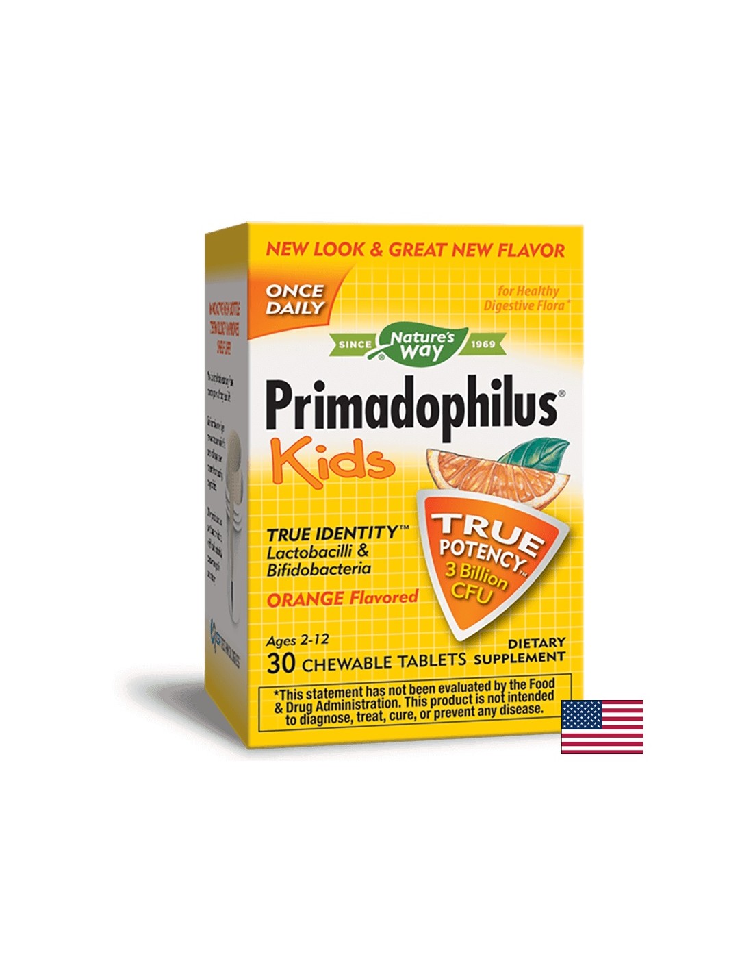 Primadophilus деца 3 милиарда - 30 таблетки