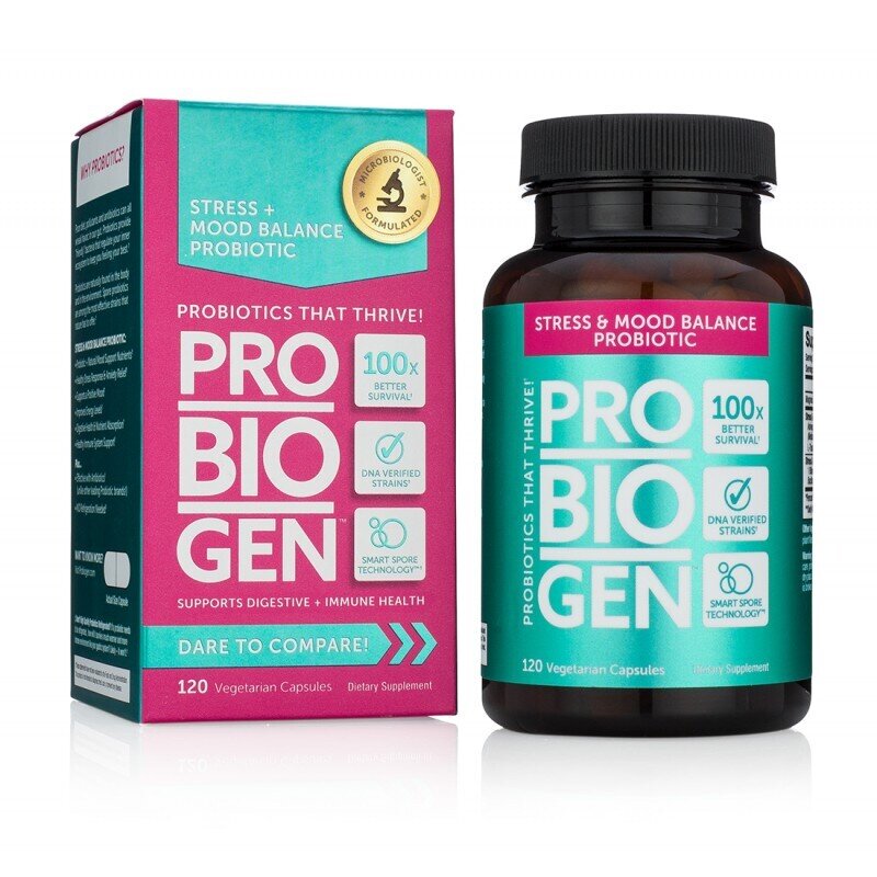 <tc>Probiogen</tc> Stress & Mood Balance Probiotic - Пробиотик 120 капсули
