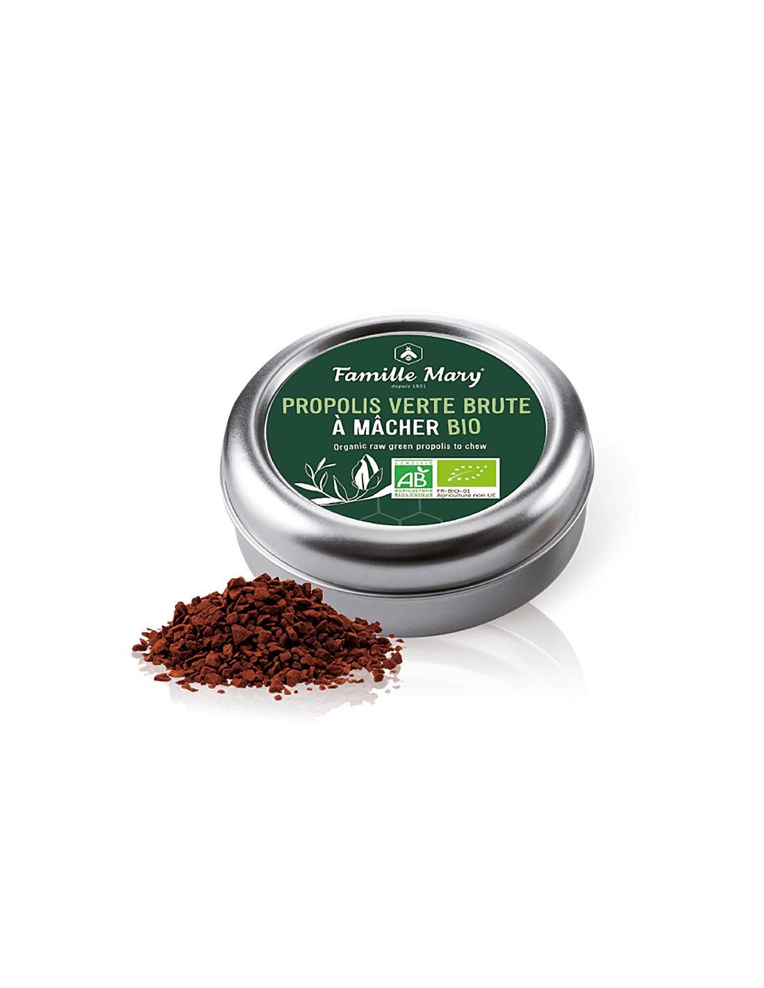 Органичен суров зелен прополис за дъвчене - Propolis Verte Brute à Màcher Bio, 10 g