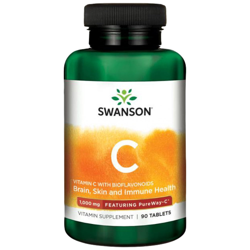 Pureway -C 1000 mg с биофлавоноиди - 90 таблетки