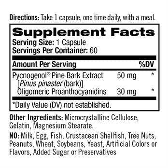 Pycnogenol 50 mg 60 капачки