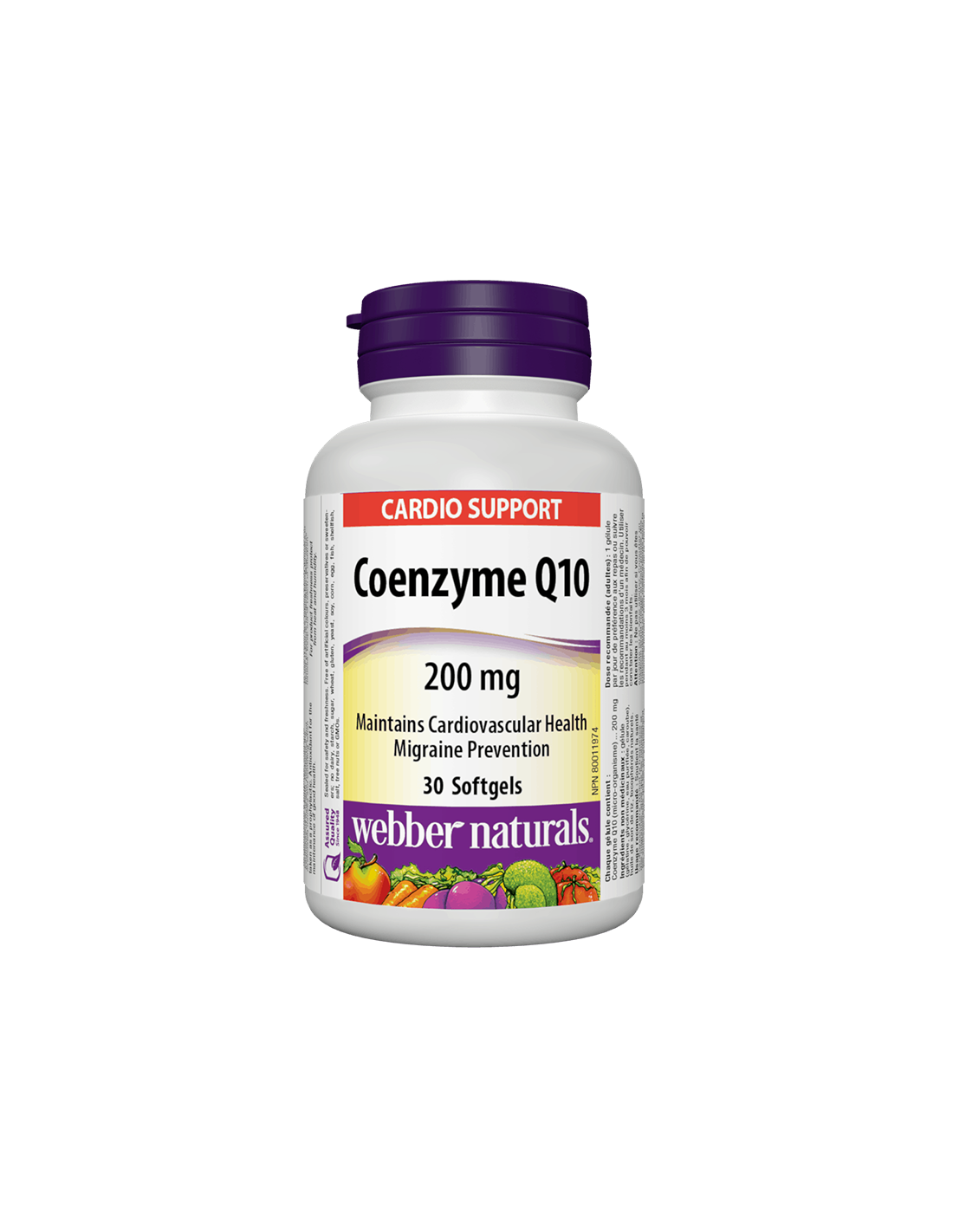 Здраве и енергия на сърцето - Коензим Q10, 200 mg x 30 Softgel капсули