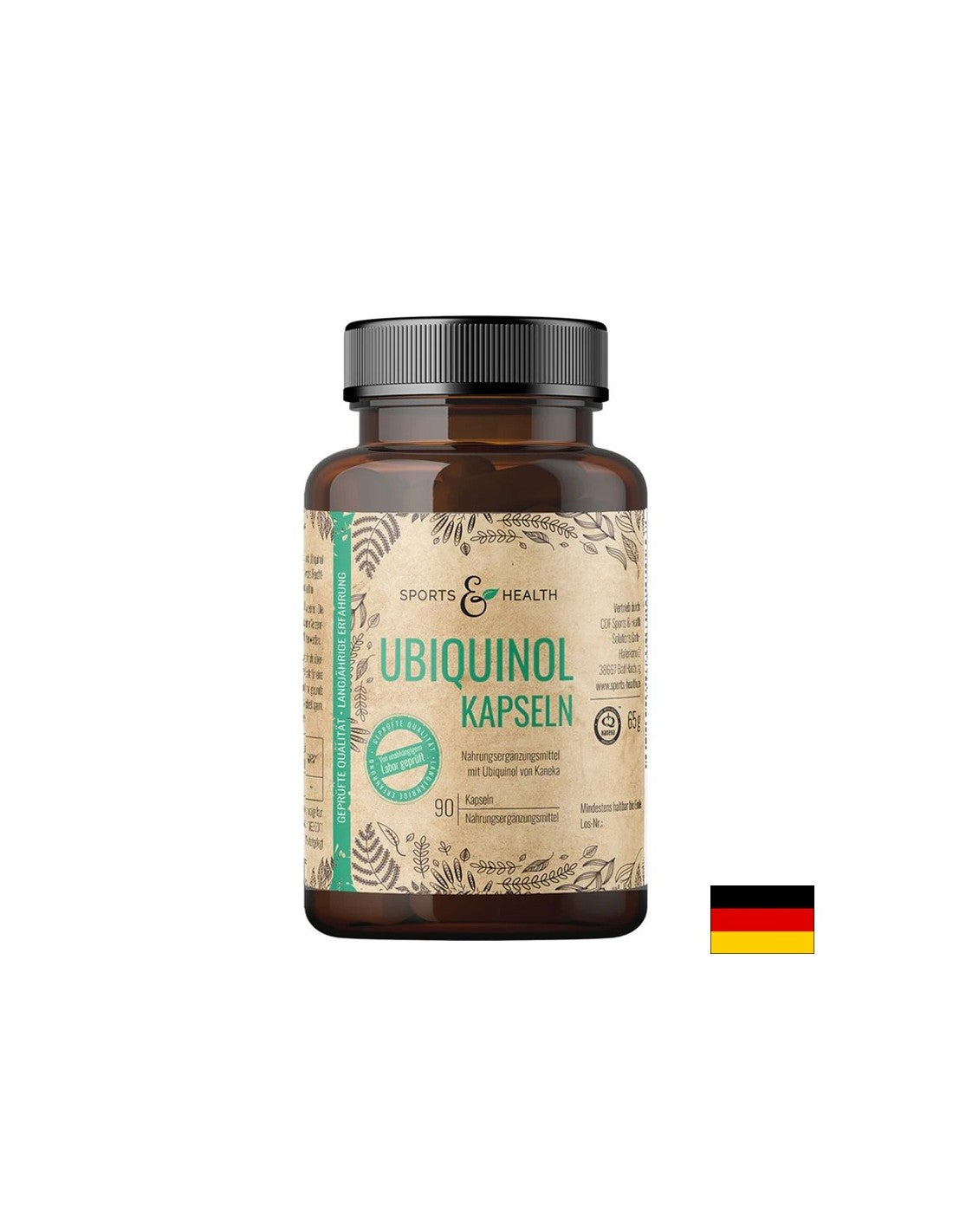 Здраве и енергия на сърцето - Убикинол QH, 100 mg x 90 капсули