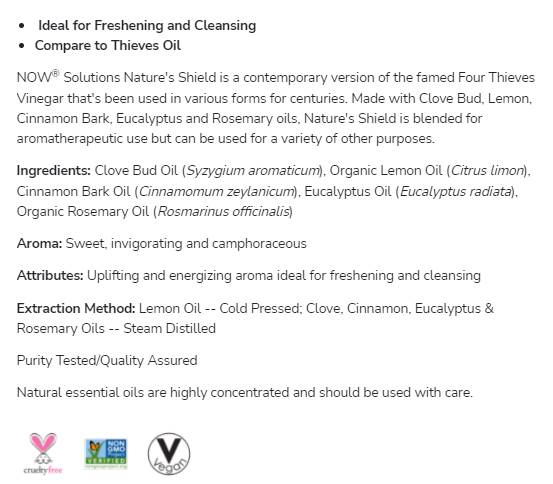 Природният щит | Защитна смес от масло - 30 ml