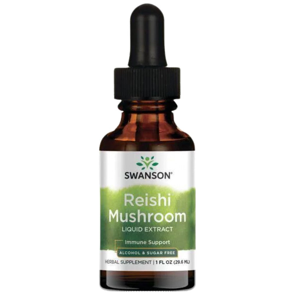 Течен екстракт от гъба на Reishi (без алкохол и захар)- 29,6 ml