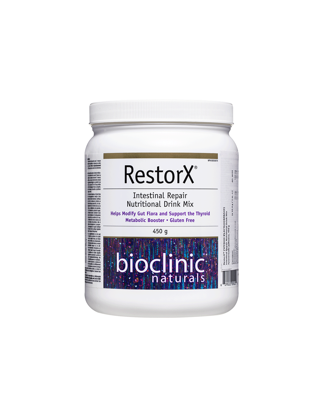 Restorx ™ чревна ремонтна хранителна напитка микс x 450 g