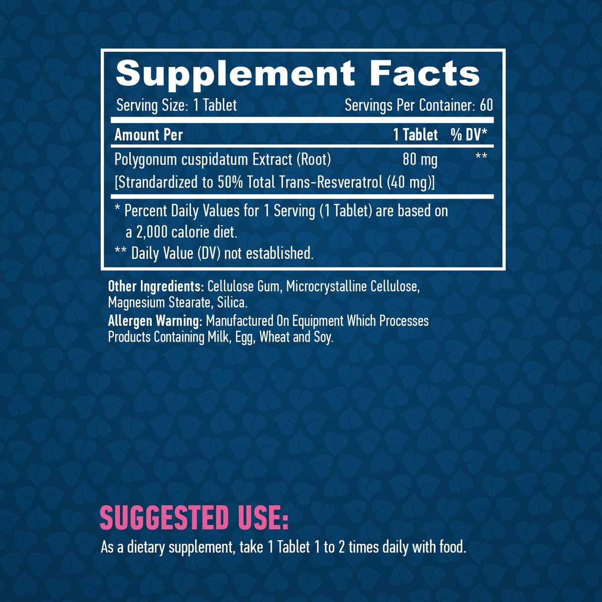 Resveratrol 40mg. / 60 раздела.