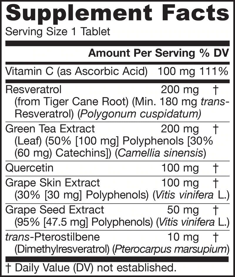 Resveratrol Synergy® 200mg - Resveratrol 60 раздели