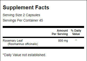 Розмарин 400 mg - 90 капсули