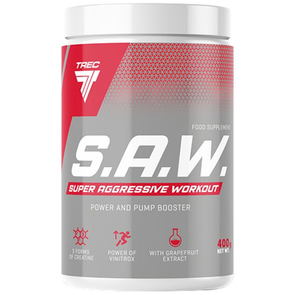 Saw Powder | Супер агресивна предварителна тренировка - 400 грама