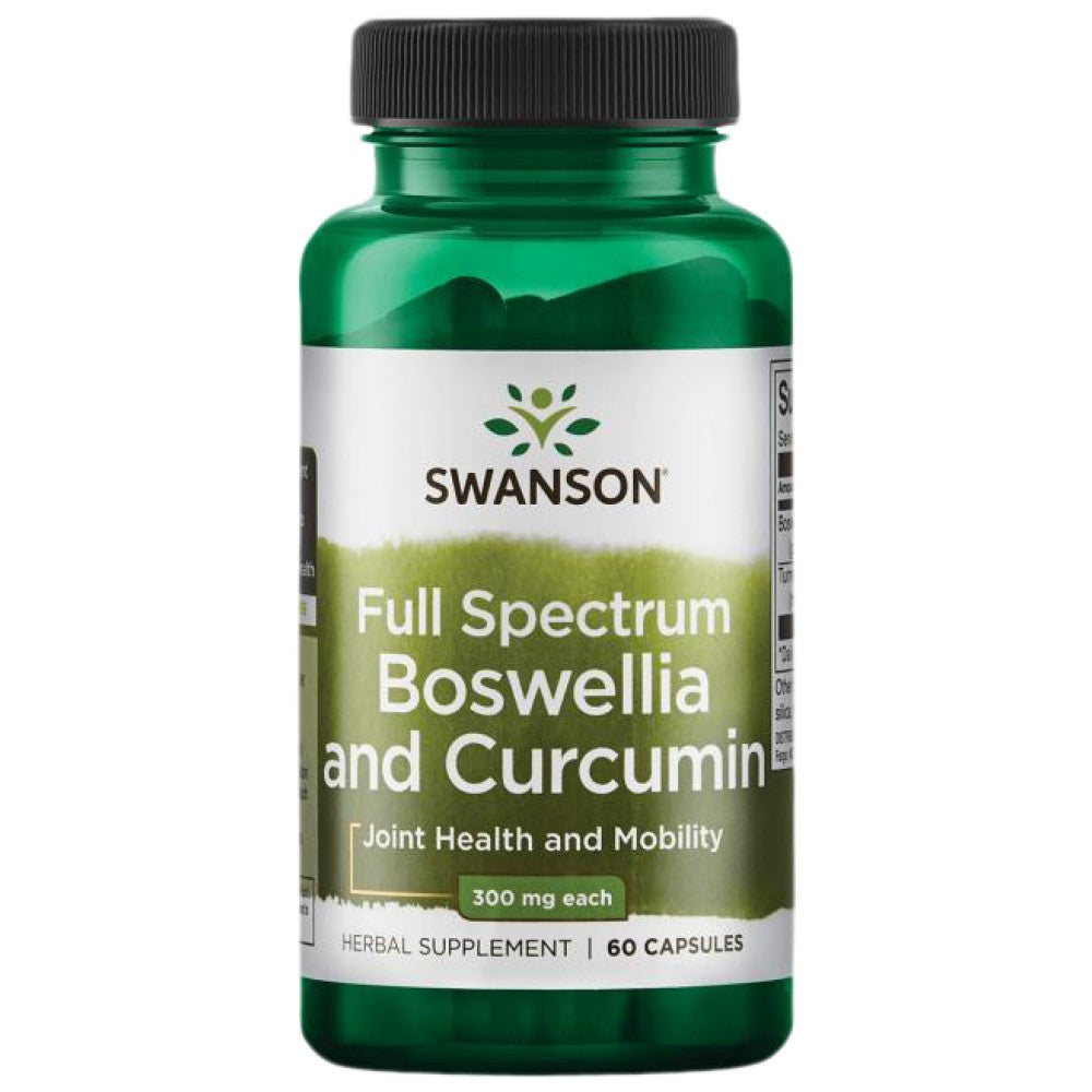 Пълен спектър Boswellia и Curcumin - 60 капсули